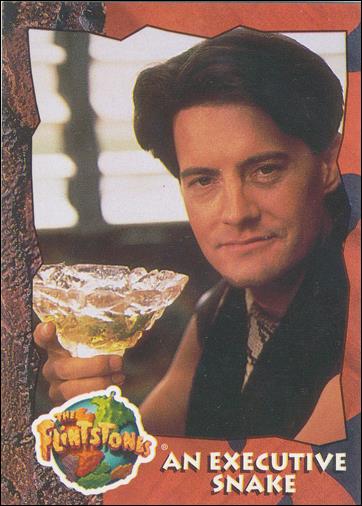Flintstones: The Movie (Base Set) card 7 An Executive Snake