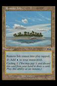 Magic the Gathering: Urza's Saga (Base Set) card 324 Remote Isle