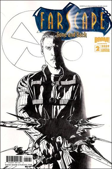 Farscape: Gone and Back issue 2-C Joe Corroney Black & White Cover