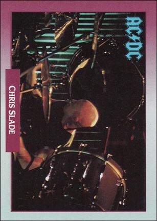 Rock Cards (Base Set) card 11 Chris Slade