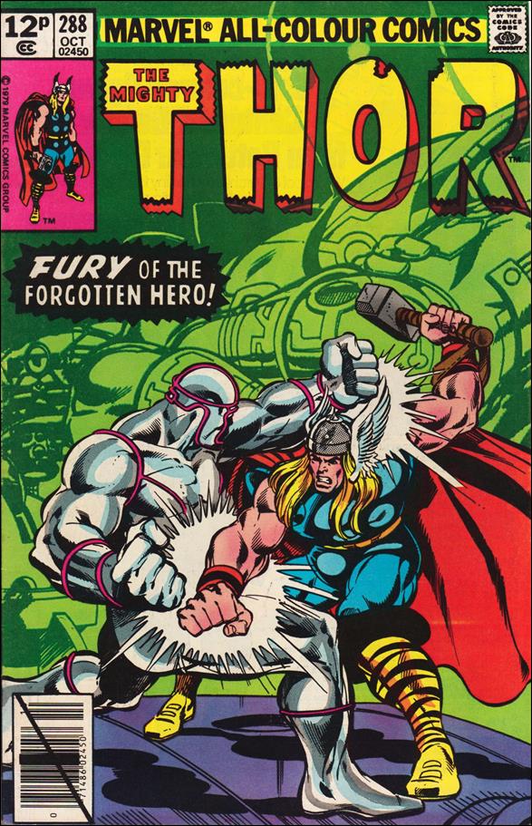 Thor (1966) issue 288-B UK Price Cover