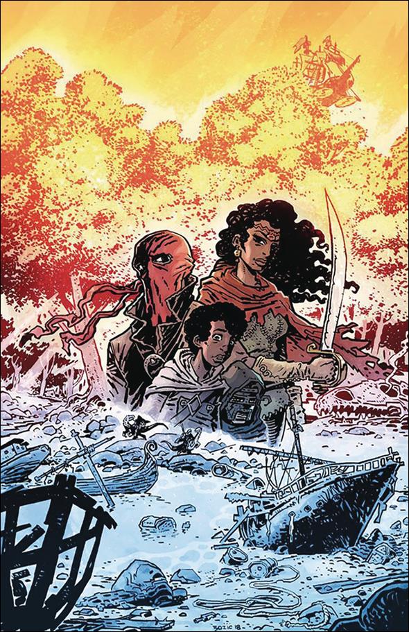 Red Range: Pirates of Fireworld issue 1-F Aleksander Bozic Cover
