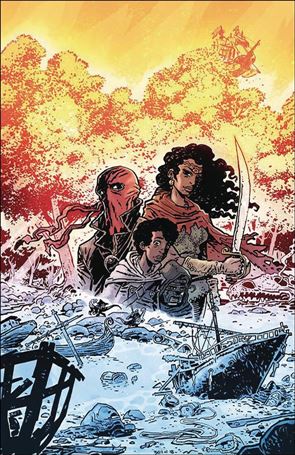 Red Range: Pirates of Fireworld issue 1-F Aleksander Bozic Cover