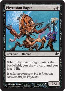 Magic the Gathering: Duel Decks: Garruk vs. Liliana (Base Set) card 39 Phyrexian Rager