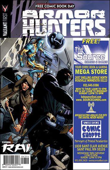 Valiant FCBD 2014 Armor Hunters Special issue nn-CO The Source & Uncle Sven's Comic Shoppe Cover