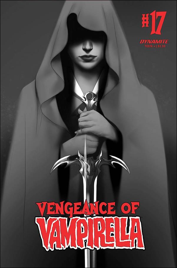 Vengeance of Vampirella (2019) issue 17-M Ben Oliver 1:30 Black & White Cover