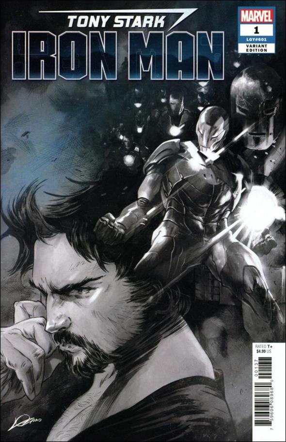 Tony Stark: Iron Man issue 1-L Alexander Lozano Sketch Party Cover