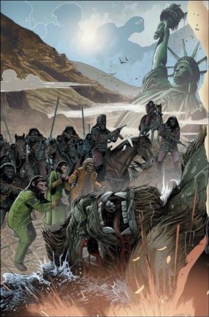 Kong on the Planet of the Apes issue 1-B Carlos Magno Connecting Virgin Cover