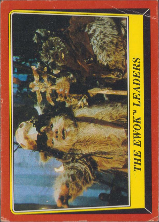 Star Wars: Return of the Jedi: Series 1 (Base Set) card 84 The Ewok Leaders