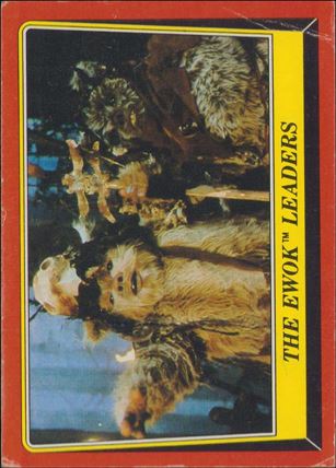 Star Wars: Return of the Jedi: Series 1 (Base Set) card 84 The Ewok Leaders
