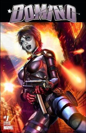 Domino (2018) issue 1-Q Greg Horn ComicXposure Cover
