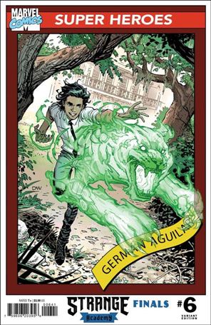 Strange Academy: Finals issue 6-C Dustin Weaver Trading Card Cover