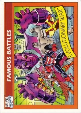Marvel Universe: Series 1 (Base Set) card 103 Evolutionary War
