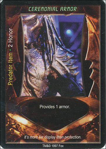 Aliens/Predator (Base Set) card 55 Ceremonial Armor