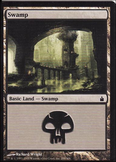 Magic the Gathering: Ravnica (Base Set)  card 298 Swamp