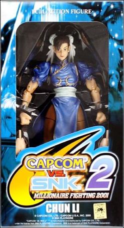 Capcom vs SNK 2 figure 2 Chun Li (Blue)