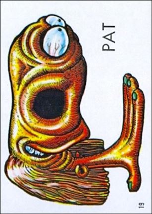 Ugly Stickers (1965) (Base Set) card 19-D Pat