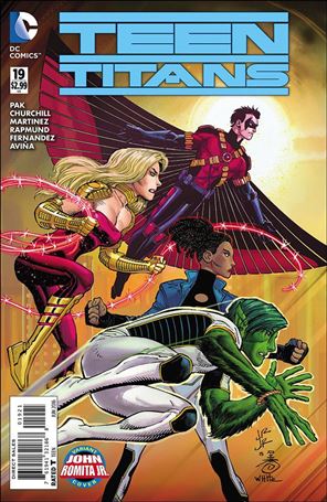 Teen Titans (2014) issue 19-B John Romita Jr. Cover