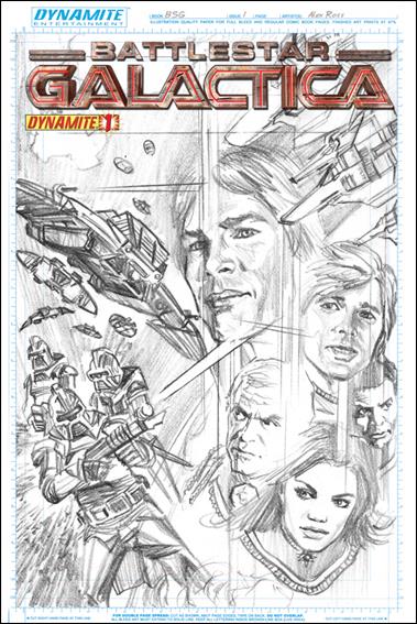 (Classic) Battlestar Galactica issue 1-C Alex Ross 1:xx Sketch Cover