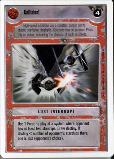 Star Wars: Premiere Unlimited (Base Set) card 234 Collision!