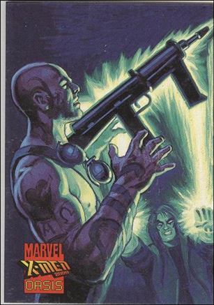 X-Men 2099: Oasis (Base Set) card 22 A shock to the system