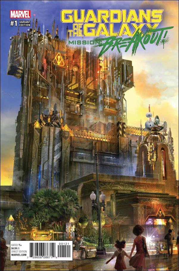 Guardians of the Galaxy: Mission Breakout issue 1-B 1:10 Concept Art Cover