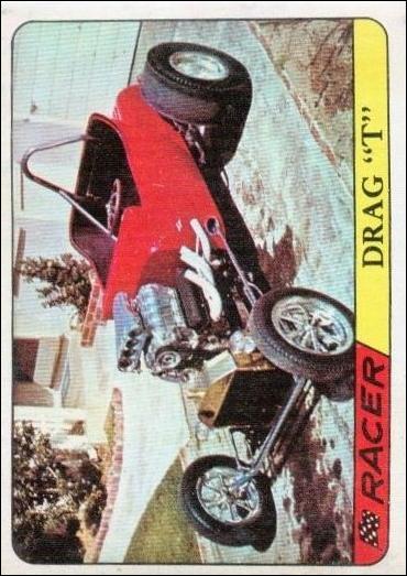 Hot Rods (Base Set) card 25 Drag "T" (Orange Back)