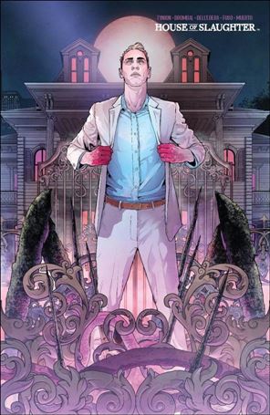 House of Slaughter issue 13-C Danny Luckert Connecting Cardstock Cover