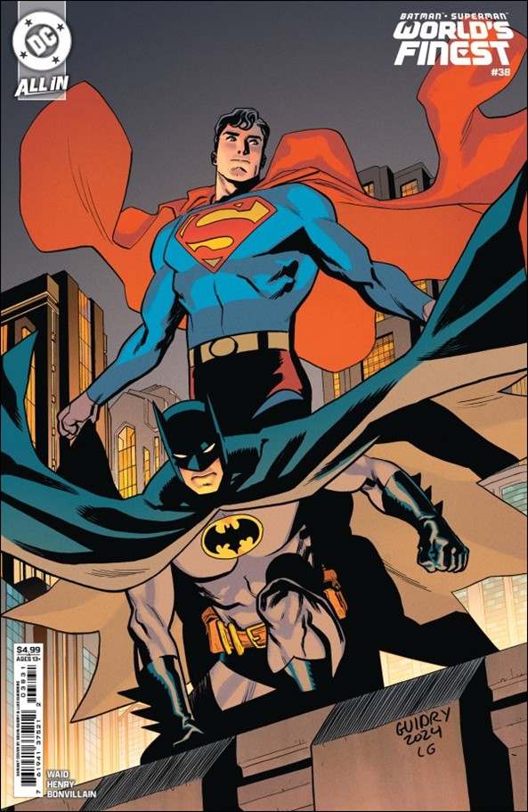 Batman/Superman: World's Finest issue 38-B Gavin Guidry Cardstock Cover