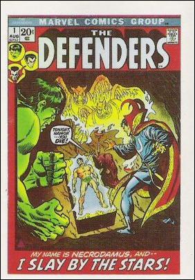 Marvel Super Heroes First Issue Covers (Base Set) card 25 Defenders