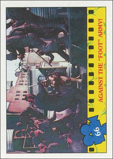 Teenage Mutant Ninja Turtles Movie (Base Set) card 66 Against the "Foot" Army!