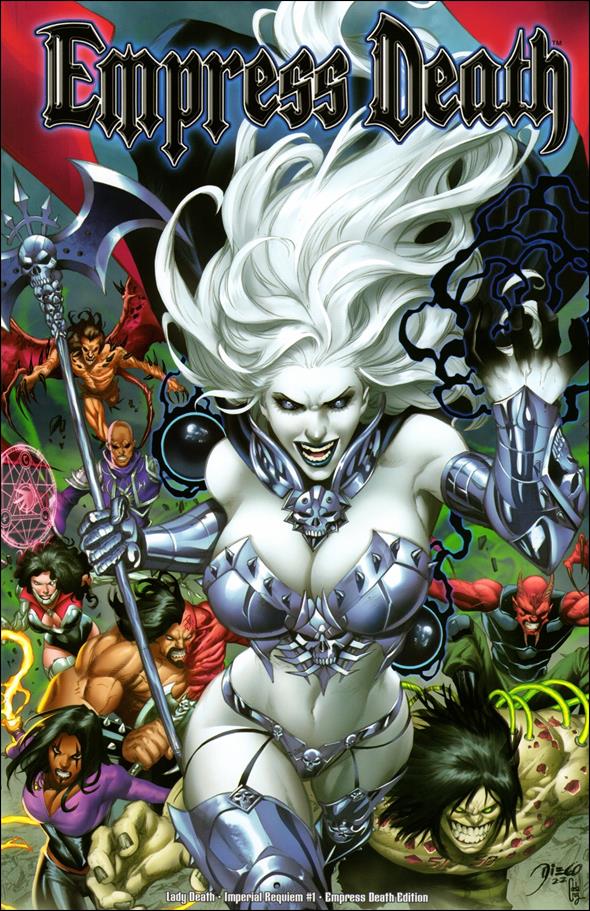 Lady Death: Imperial Requiem (2024/01) issue 1-B Diego Bernard Empress Death Cover