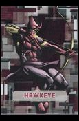 Marvel Beginnings: Series 3 (Prime Micromotion Cel Subset) card M3-17 Hawkeye