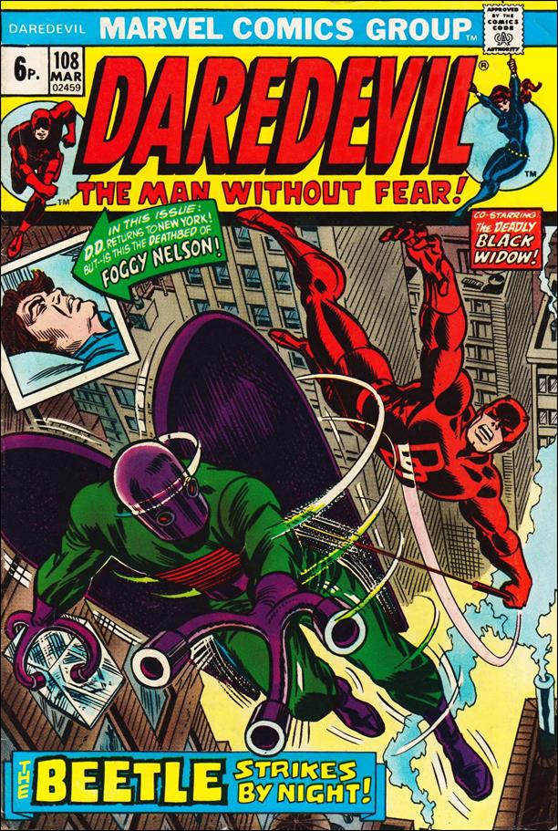Daredevil (1964) issue 108-B UK Price Cover