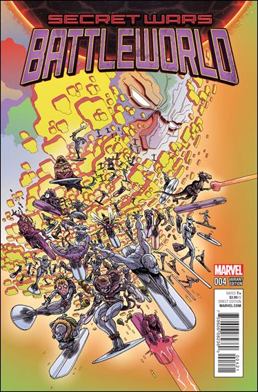 Secret Wars: Battleworld issue 4-B James Stokoe 1:25 Cover