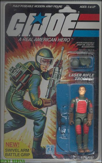 G.I. Joe: A Real American Hero 3 3/4" Basic Action Figures figure 9-B Flash (Laser Rifle Trooper) - Swivel Arm
