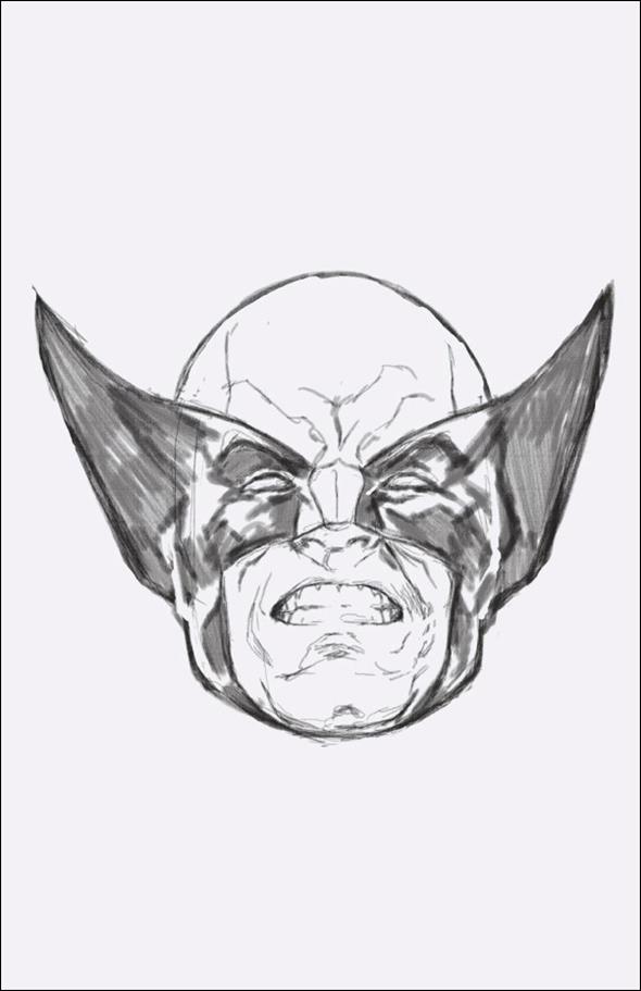 Weapon X-Men (2024) issue 1-F Mark Brooks 1:50 Headshot Sketch Virgin Cover