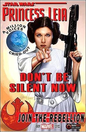 Princess Leia issue 1-Q Polybagged Greg Horn GameStop Cover