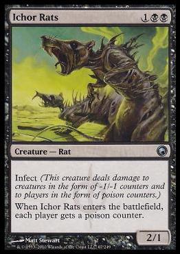 Magic the Gathering: Scars of Mirrodin (Base Set) card 67 Ichor Rats