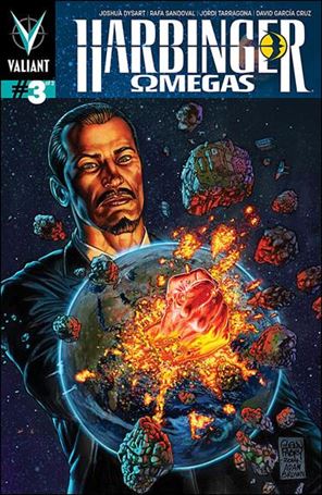 Harbinger: Omegas issue 3-B Glenn Fabry Cover