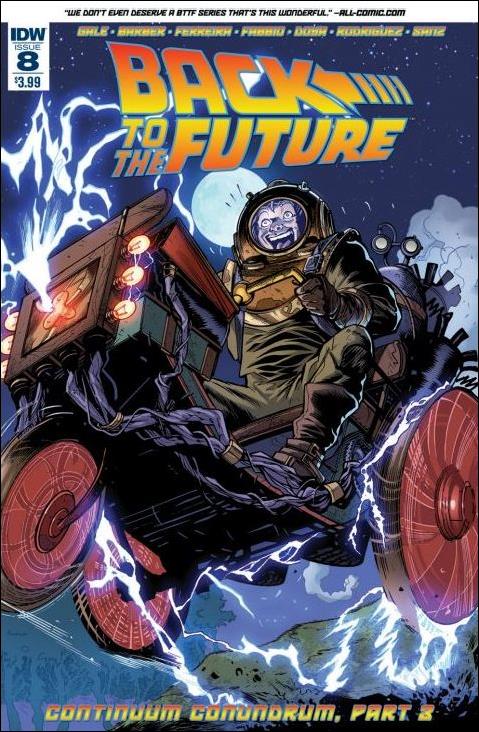 Back to the Future (2015) issue 8 Marcelo Ferreira Cover