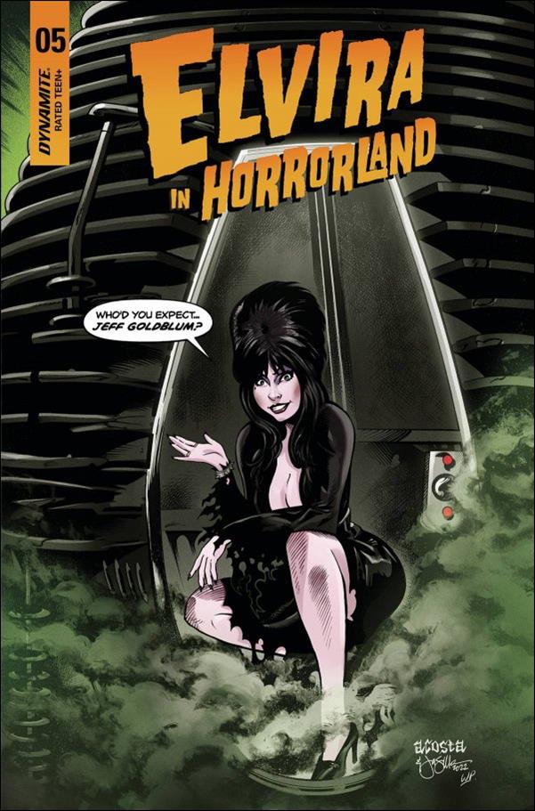 Elvira in Horrorland issue 5 Dave Acosta Cover