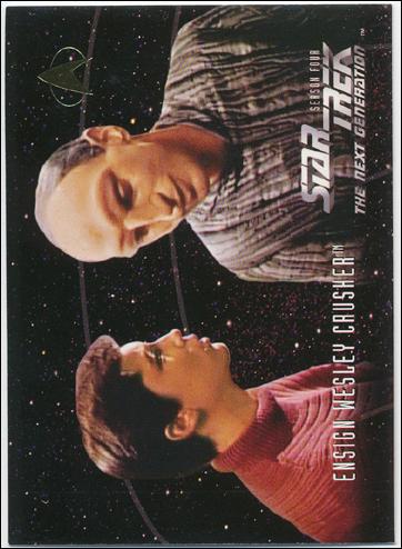Star Trek: The Next Generation - The Episode Collection Season Four (Base Set) card 414 Ensign Wesley Crusher