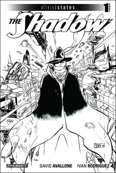 Altered States: The Shadow issue 1-B Black & White 1:10 Cover