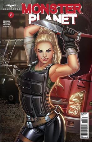 Monster Planet issue 2-C Derlis Santacruz Cover