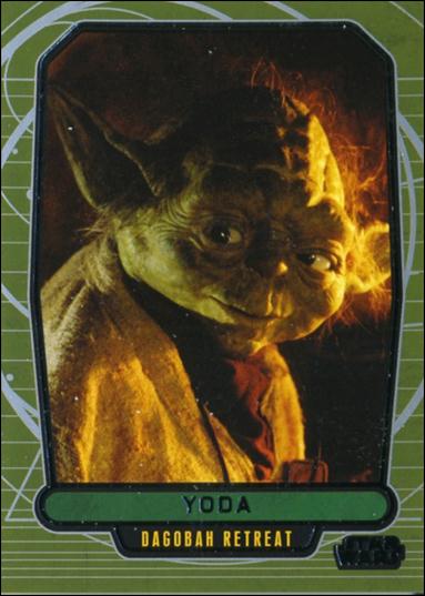 Star Wars Galactic Files (Base Set) card 173 Yoda Dagobah Retreat