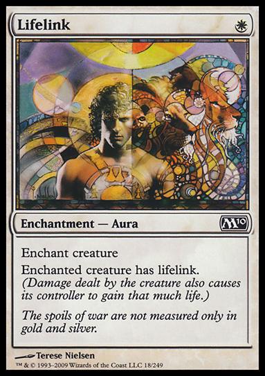 Magic the Gathering: 2010 Core Set (Base Set) card 18 Lifelink