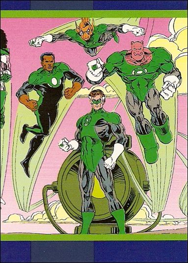 DC Cosmic Teams (Base Set) card 23 Green Lantern Corps: Card 2
