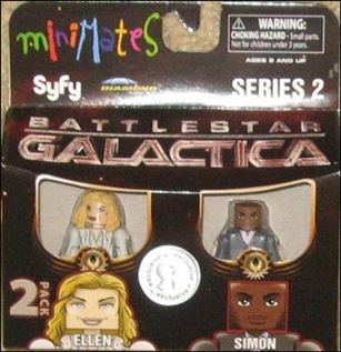Battlestar Galactica Minimates (Toys R Us Series) figure 8 Ellen and Simon