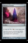 Magic the Gathering: Duel Decks: Ajani vs. Nicol Bolas card 60 Obelisk of Grixis